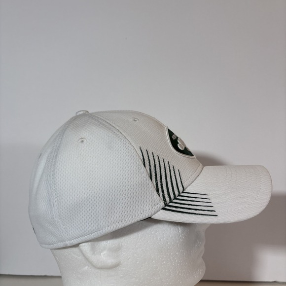 New Era 39THIRTY New York Jets White NFL Hat NEW‎ M/L - Picture 4 of 7